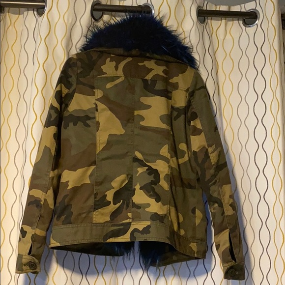 Fur Army Jacket - Picture 2 of 2